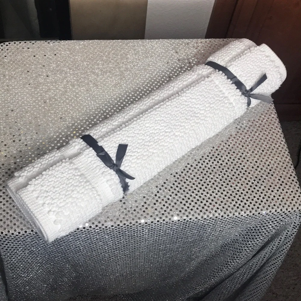 Threshold Monogram Bath Mat